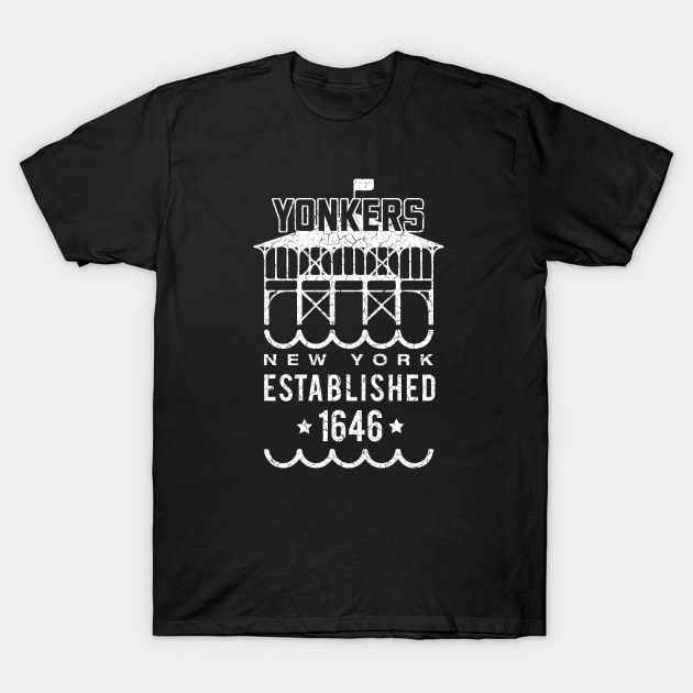 Yonkers Pier grunge T-Shirt by JP